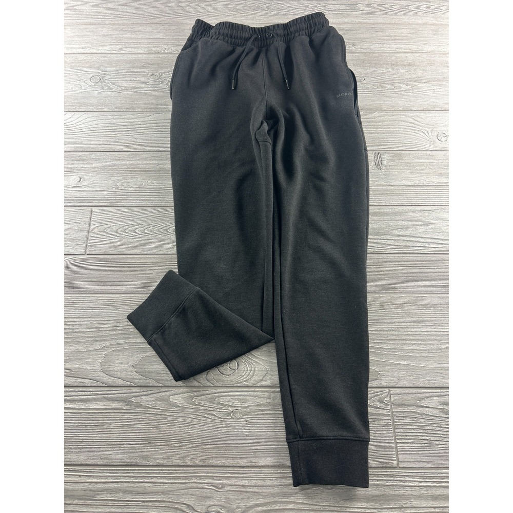 Skora Joggers Men's Small Black Qwick-Dry Tapered Leg Pants Performance
